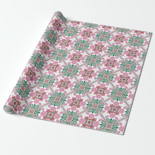 Moroccan Tile Pattern Wrapping Paper