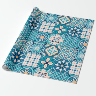 Moroccan Tile Pattern Wrapping Paper