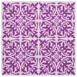 Moroccan tile - purple and orchid fabric