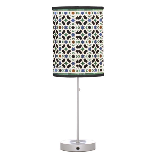 Moroccan Tile Table Lamp (Back)