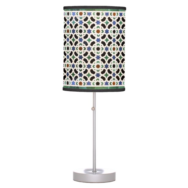 Moroccan Tile Table Lamp (Front)