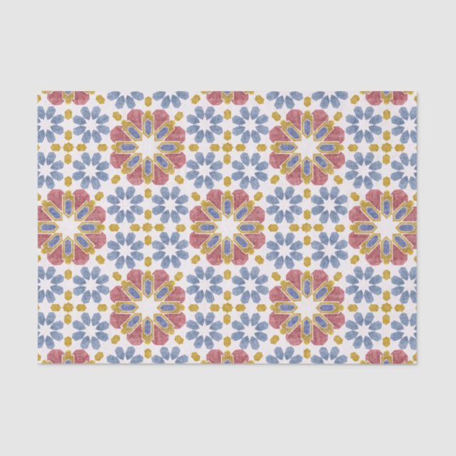 Moroccan Tile Tissue Paper (Front)