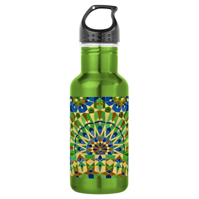 Moroccan Tile Water Bottle (Front)