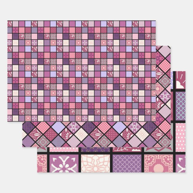 MOROCCAN TILE WRAPPING PAPER SHEETS (Set)