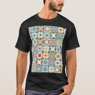 Moroccan tiles, colorful seamless pattern. T-Shirt