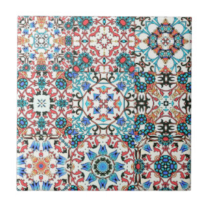 Moroccan tiles,mosaic,colorful art ceramic tile