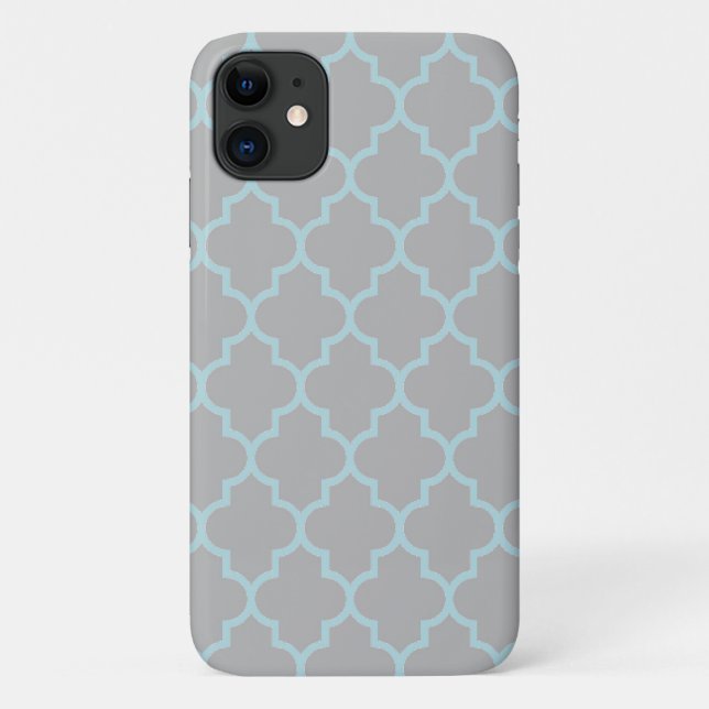 Moroccan Trellis, Latticework, Quatrefoil, Lattice Case-Mate iPhone Case (Back)