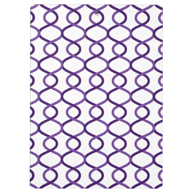 Moroccan weave pattern clipboard (Back)