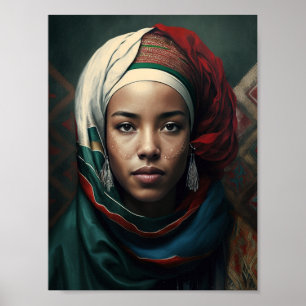 Moroccan Woman Poster