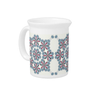 Moroccan Zelije !Moroccan Zellige Beverage Pitcher