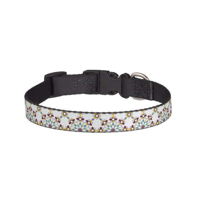 Moroccan Zelije !Moroccan Zellige Pet Collar (Front)
