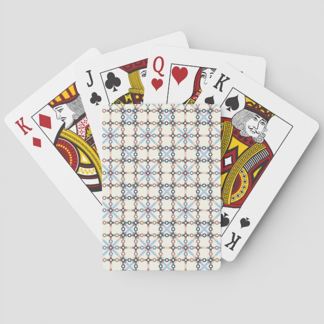 Moroccan Zelije !Moroccan Zellige Poker Cards (Back)