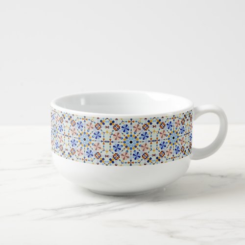 Moroccan Zelije Moroccan Zellige Soup Mug