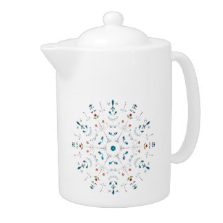 Moroccan Zelije !Moroccan Zellige Teapot