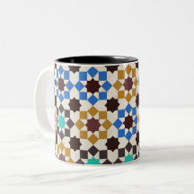 Moroccan Zellige Geometric Mosaic Pattern