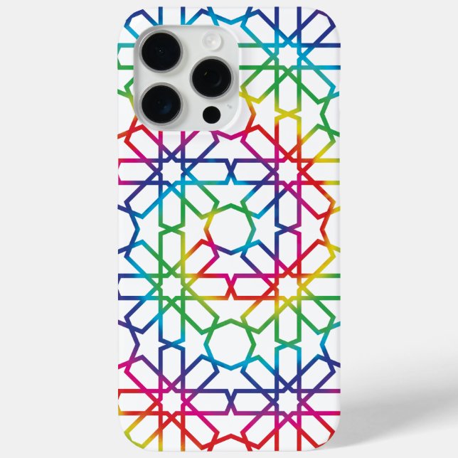 Moroccan Zellige Pattern Art (Zelij) Case-Mate iPhone Case (Back)