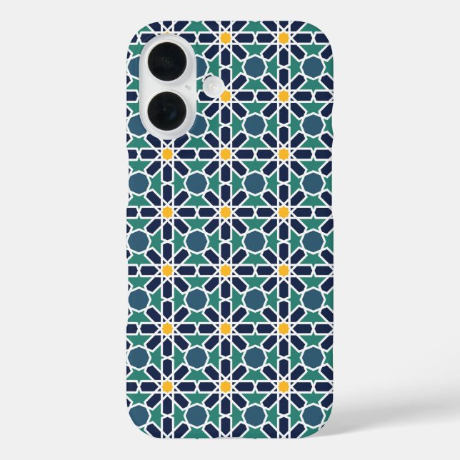 Moroccan Zellige Pattern Art (Zelij) Case-Mate iPhone Case (Back)