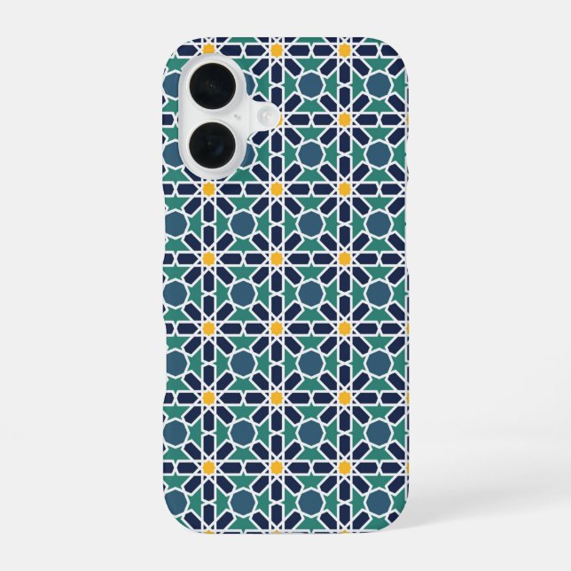 Moroccan Zellige Pattern Art (Zelij) Iphone Case (Back)