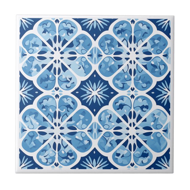 Moroccan Zellij style ceramic tiles (Front)