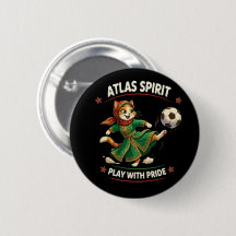 Morocco 2026 Soccer Cat - Atlas Spirit Cultural 