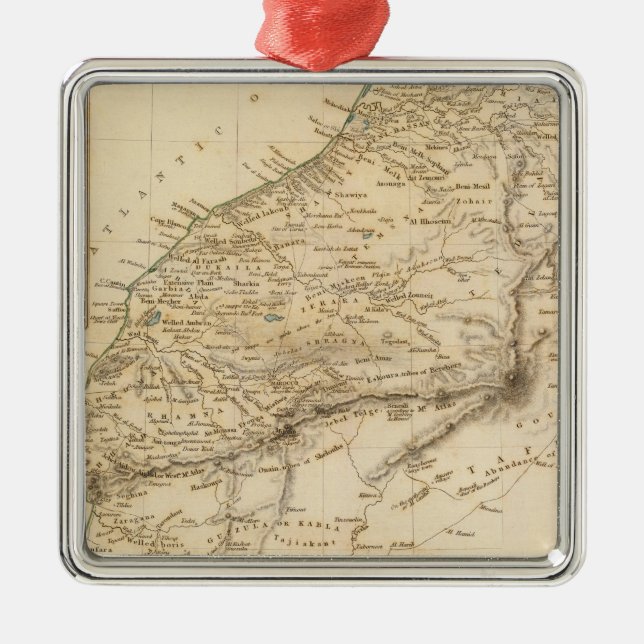 Morocco 2 metal ornament (Front)