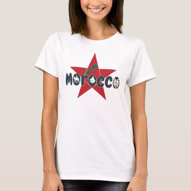 Morocco - A Star of Tradition and Today T-Shirt (Front)