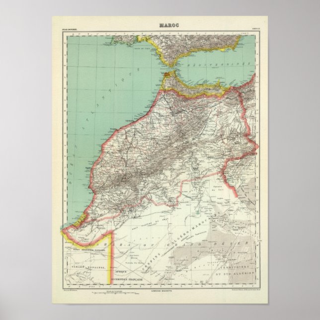 Morocco and Algeria Poster (Front)