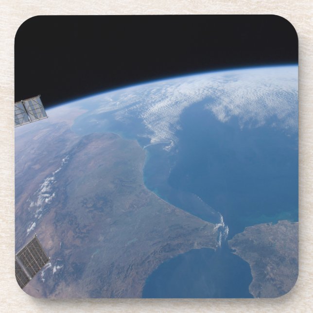 Morocco And Spain. Beverage Coaster (Front)