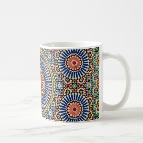 morocco arab mosaic islam religious pattern coffee mug