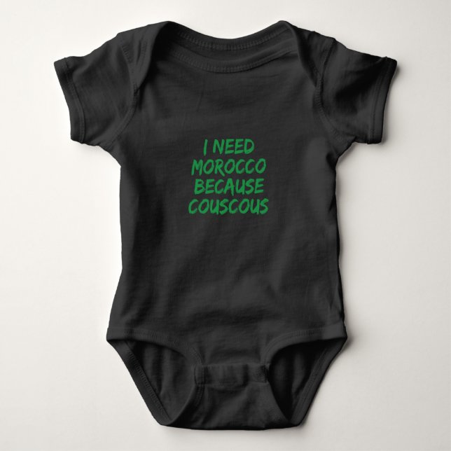 Morocco Baby Bodysuit (Front)