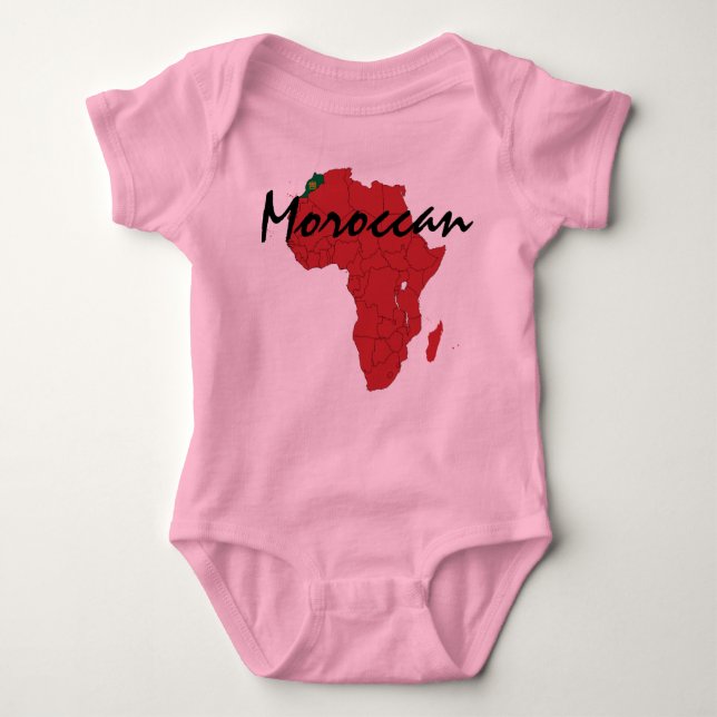 Morocco Baby Bodysuit (Front)