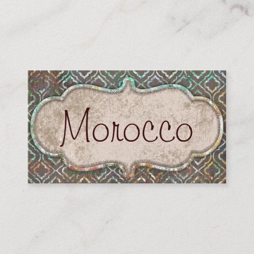 Morocco Business Cards