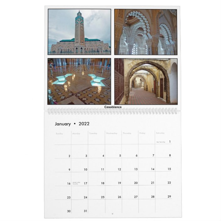 Morocco Calendar | Zazzle.com