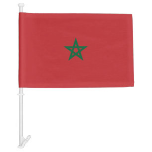 Morocco Car Flag