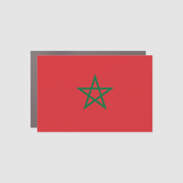 Morocco Car Magnet (Front)