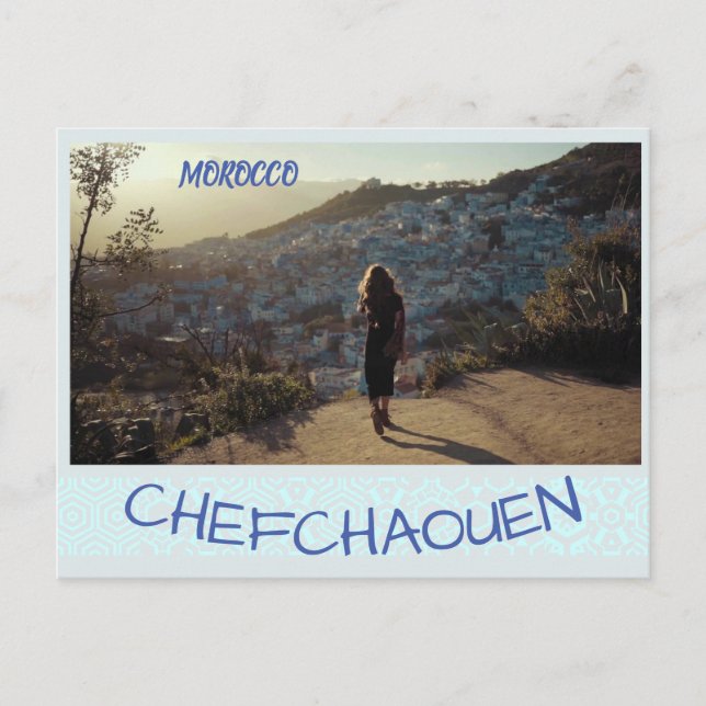 morocco chefchaouen postcard (Front)
