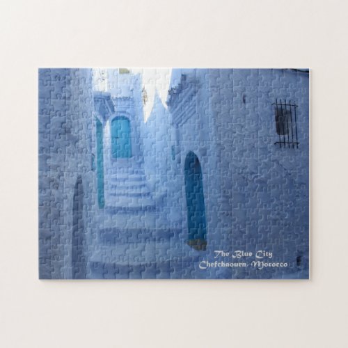 Morocco Chefchaouen The Blue City Jigsaw Puzzle