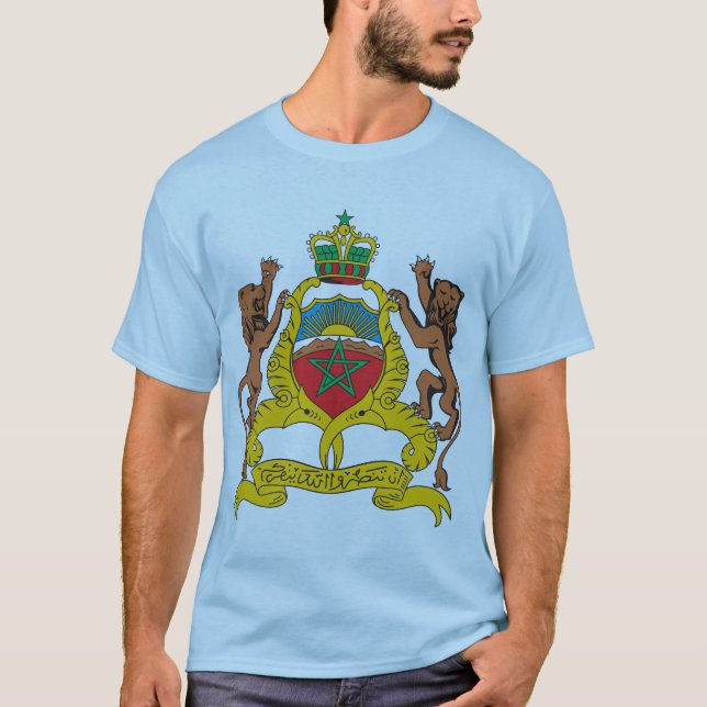 Morocco Coat of Arms T-shirt (Front)