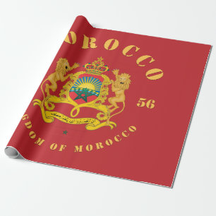 Morocco Coat of Arms Wrapping Paper