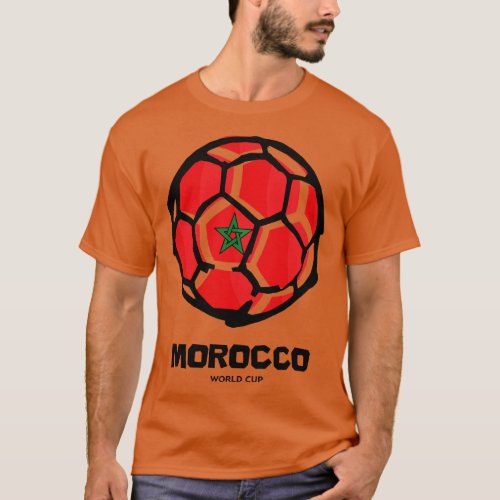 Morocco  Country Flag T_Shirt
