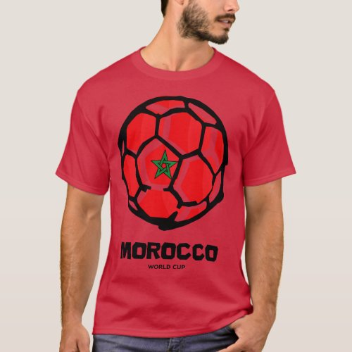 Morocco  Country Flag T_Shirt