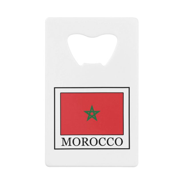 Morocco Credit Card Bottle Opener (Front)