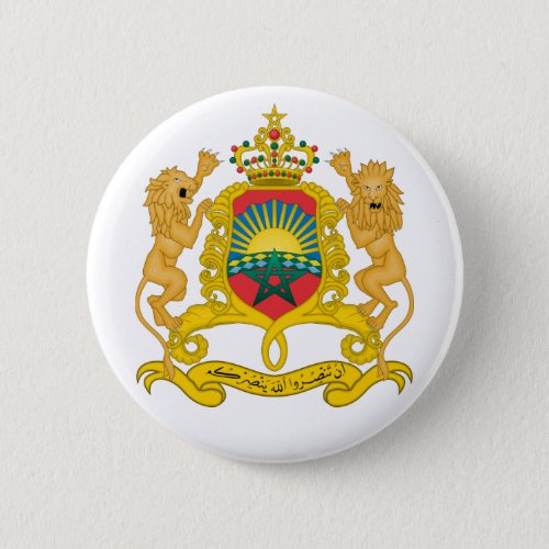morocco emblem button