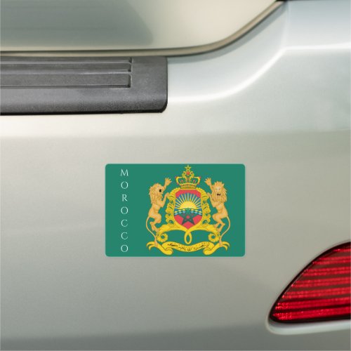 morocco emblem  car magnet