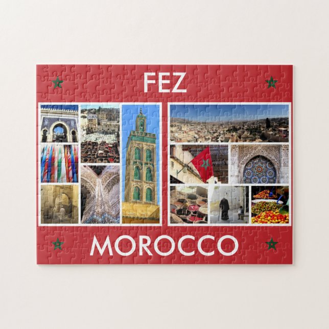 morocco fez scenes jigsaw puzzle (Horizontal)