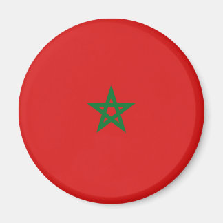 Morocco Fisheye Flag Magnet