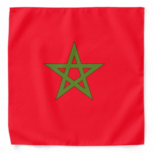 Morocco Flag Bandana