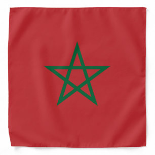 Morocco Flag Bandana