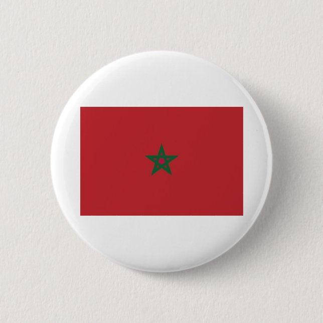 Morocco Flag Button (Front)