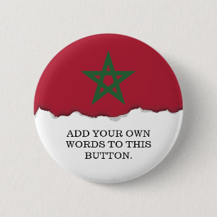 Morocco Flag Button